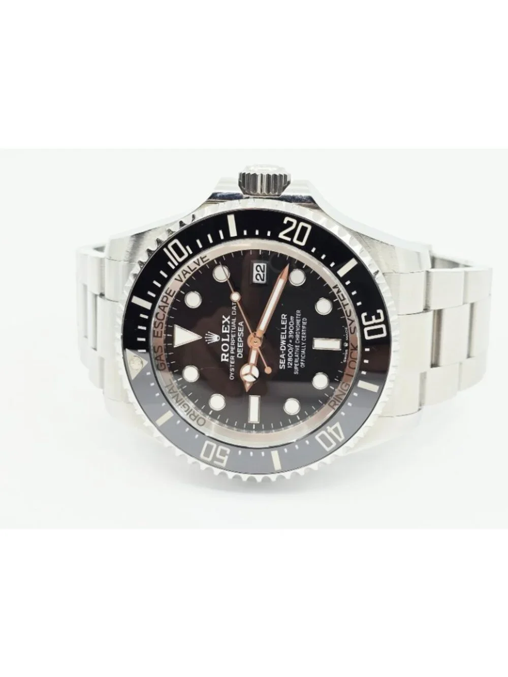 Rolex Sea Dweller Deepsea 44mm Black Dial Stainless Steel Automatic Watch 136660